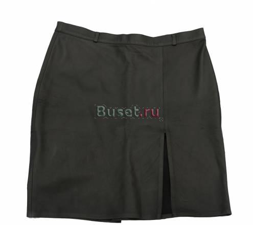 Юбка черная кожаная "Виктуар" Москва