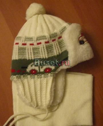 Шапка+шарф на 12-18 месяцев Москва