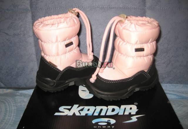 Зимние ботинки на девочку,фирмы Scandia (Италия),р Москва