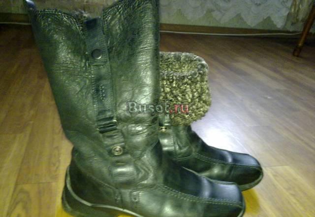 Продам сапоги жен. зимн. экко натур. кожа и мех Москва