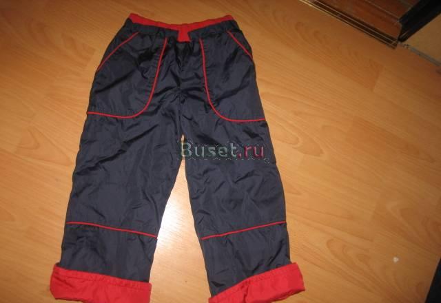 2 шт новых демисезонных штанов. 98рост Москва