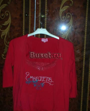 Топ + кофточка на кнопочках Москва