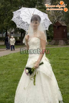 Очень красивое свадебное платье формы Принцесса Москва