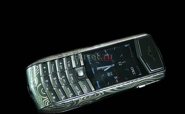 Vertu Ascent Ti дамасская сталь  копия Москва