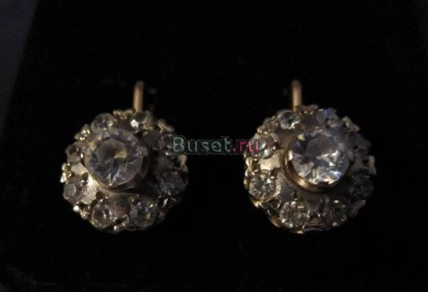 Золотые женские серьги Санкт-Петербург