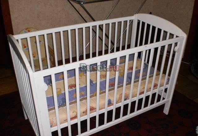 Детская кроватка с матрасом за 1100 руб Санкт-Петербург