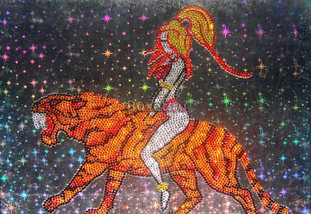 Картина из кристаллов Swarovski "Укротительница" Москва