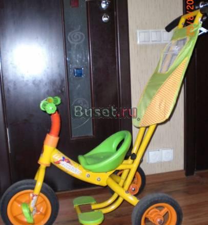 Велосипед трехколесный Smart с прочной ручкой Москва
