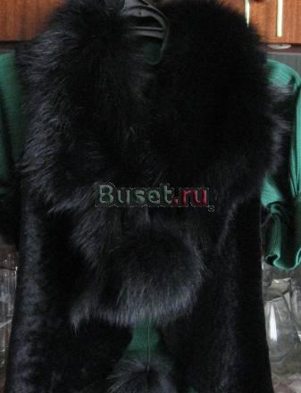 Стильная молодежная жилетка из натурального меха Москва