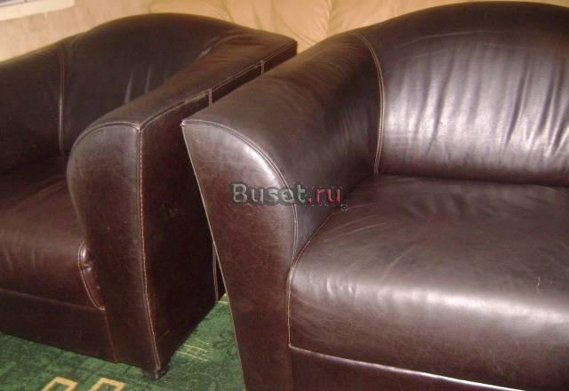 3+1+1 кожаная тройка коричневая из финляндии Санкт-Петербург