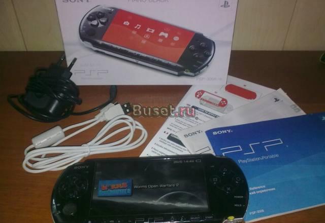 Sony PSP Slim,черная,отл.сост,комплект, 8гб Санкт-Петербург