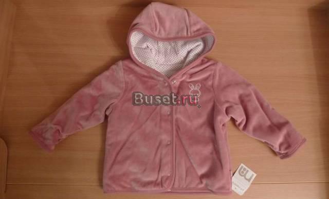 Новая велюровая курточка (Англия) (6-9 месяцев) Москва