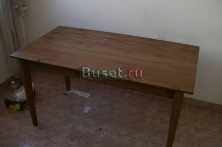 Стол б/у массив, орех 75х140 Москва