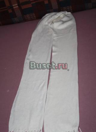 Шарф белый Санкт-Петербург