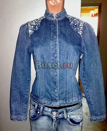 Супер. Джинсовая куртка (Италия) р.42 Москва