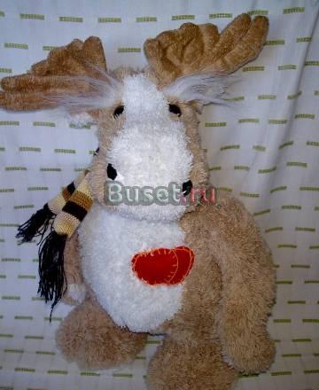 Махровый лось  37см Москва