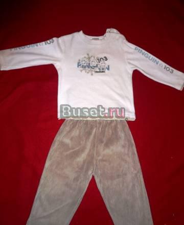 Велюровый костюм х/б 74-80 см Москва