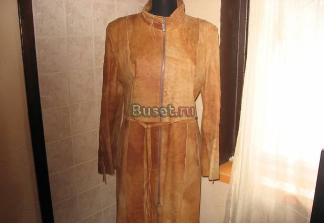 Плащ из кожи оленя Москва