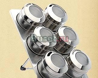 Компактный набор для специй  (ударопрочное стекло) Москва