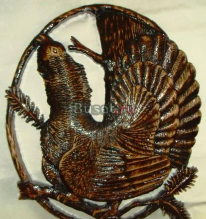 Резное панно из дерева Саратов