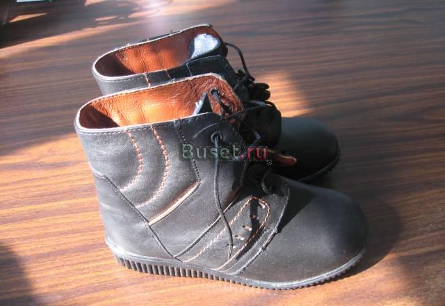 Ботиночки черные на 6-8 лет. Размер 33 Новые Москва