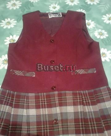 Школьная форма рост 134-140см сарафан+брюки+пиджак Москва