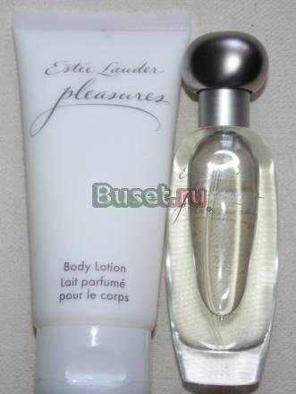 Лосьон и духи Pleasures от Estee Lauder Москва