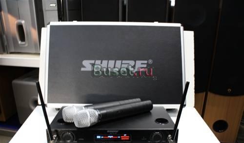 Микрофон shure beta87-prof радиосистема-2 микр Москва