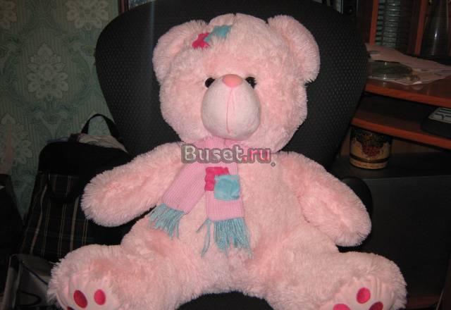 Мишка розовый большой Санкт-Петербург