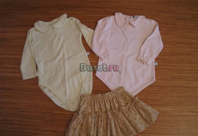 Юбка и 2 боди на 86-92 см, состояние идеальное, 45 Москва