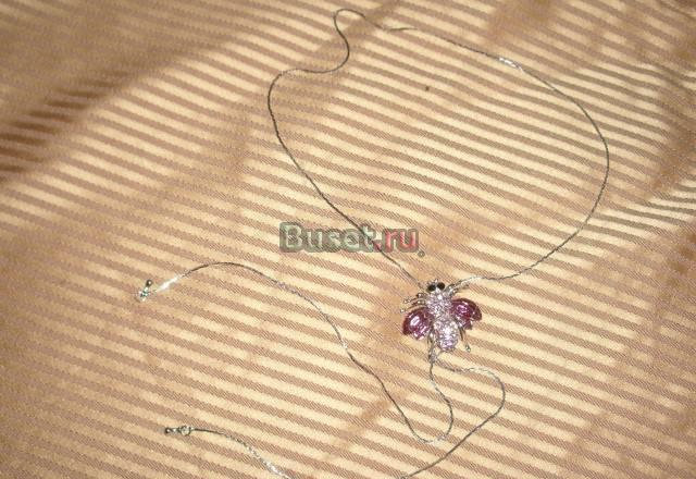 Украшение на цепочке с кулоном из страз Санкт-Петербург