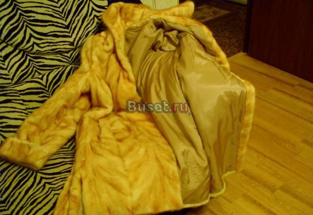 Полушубок из золотой норки,куски,22 тыс руб,свао Москва