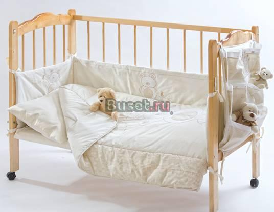 Кроватка "Малыш" на колёсах. Новая. Доставка беспл Москва