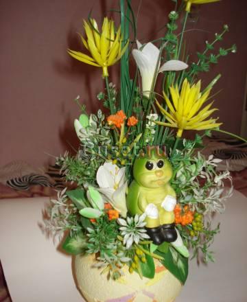 Ваза с искусственными цветами Санкт-Петербург