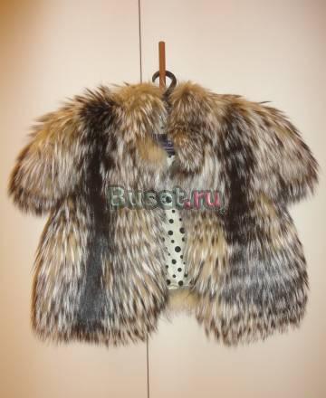 Жилетка меховая лиса канадская мех Москва