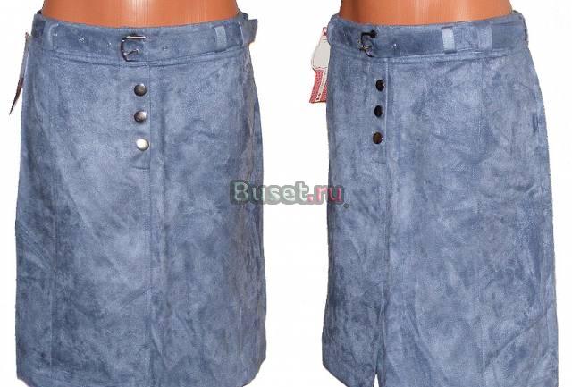 Юбка голубая в офис Lo р. 44 Москва