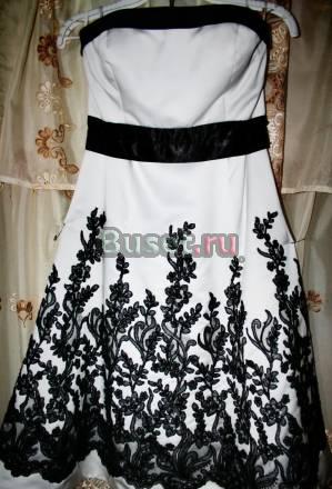 Эксклюзивное вечернее платье из атласа Москва