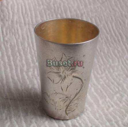 Стопка серебряная Москва