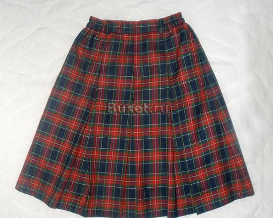 Школьная юбка-шотландка Москва