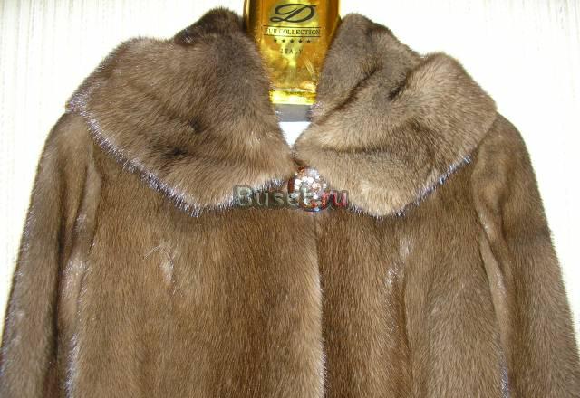 Шуба норковая новая орех с капюшоном Москва