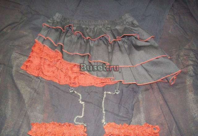 Юбка с цепями и кружевами Москва