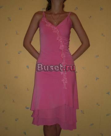 Вечернее розовое выпускное платье Санкт-Петербург