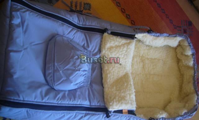 Зимний конверт в коляску на овечьей шкуре Санкт-Петербург