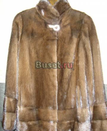 Шуба норковая новая с воротником ,золотистый орех Москва