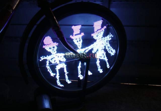 Светящиеся картинки на колесах imagspokes Москва