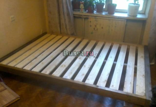 Кровать двуспальная массив сосны Санкт-Петербург