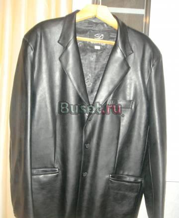 Пиджак кожанный, новый, разм 52-54 Санкт-Петербург