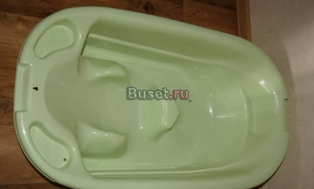 Детская анатомическая ванночка, зелённого цвета Москва