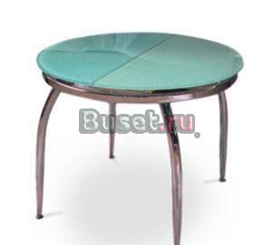 Раздвижной стеклянный обеденный стол Москва