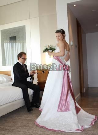 Эффектное свадебное платье TO BE bride Москва